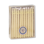 Premium Beeswax Chanukah Candles White