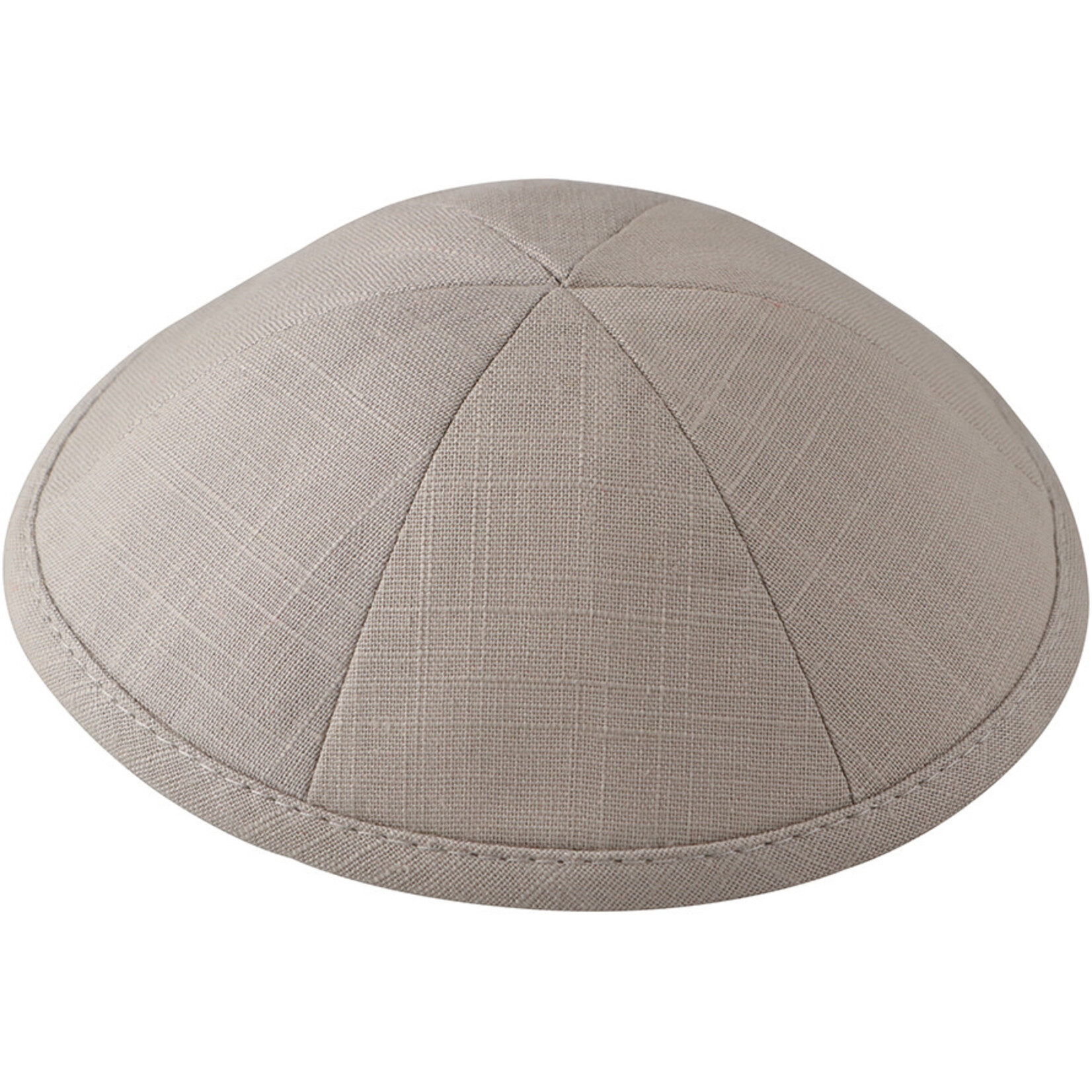 Light Grey Linen Kippah