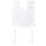 100% Cotton Tzitzit / Arbah Kanfot, Adult Size 9 (24 in), Round Neck, Chabad Meyuchad (Machine Made)