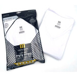 100% Cotton Undershirt-Style Arbah Kanfot (Tzitzit) with Chabad Thin Gauge Machine Made Tzitzit Strings Adult Sizes X-Small