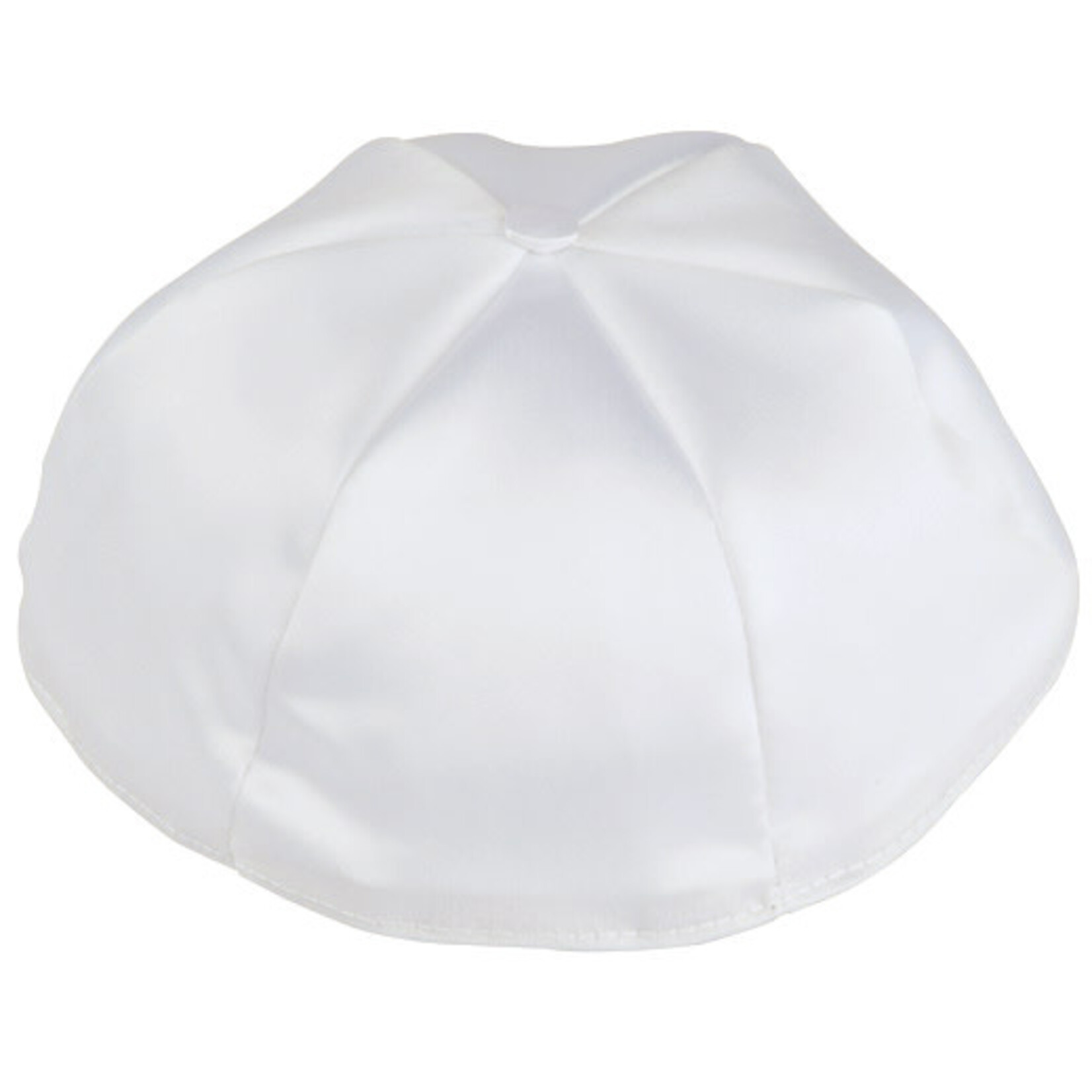 White Traditional Satin Kippah