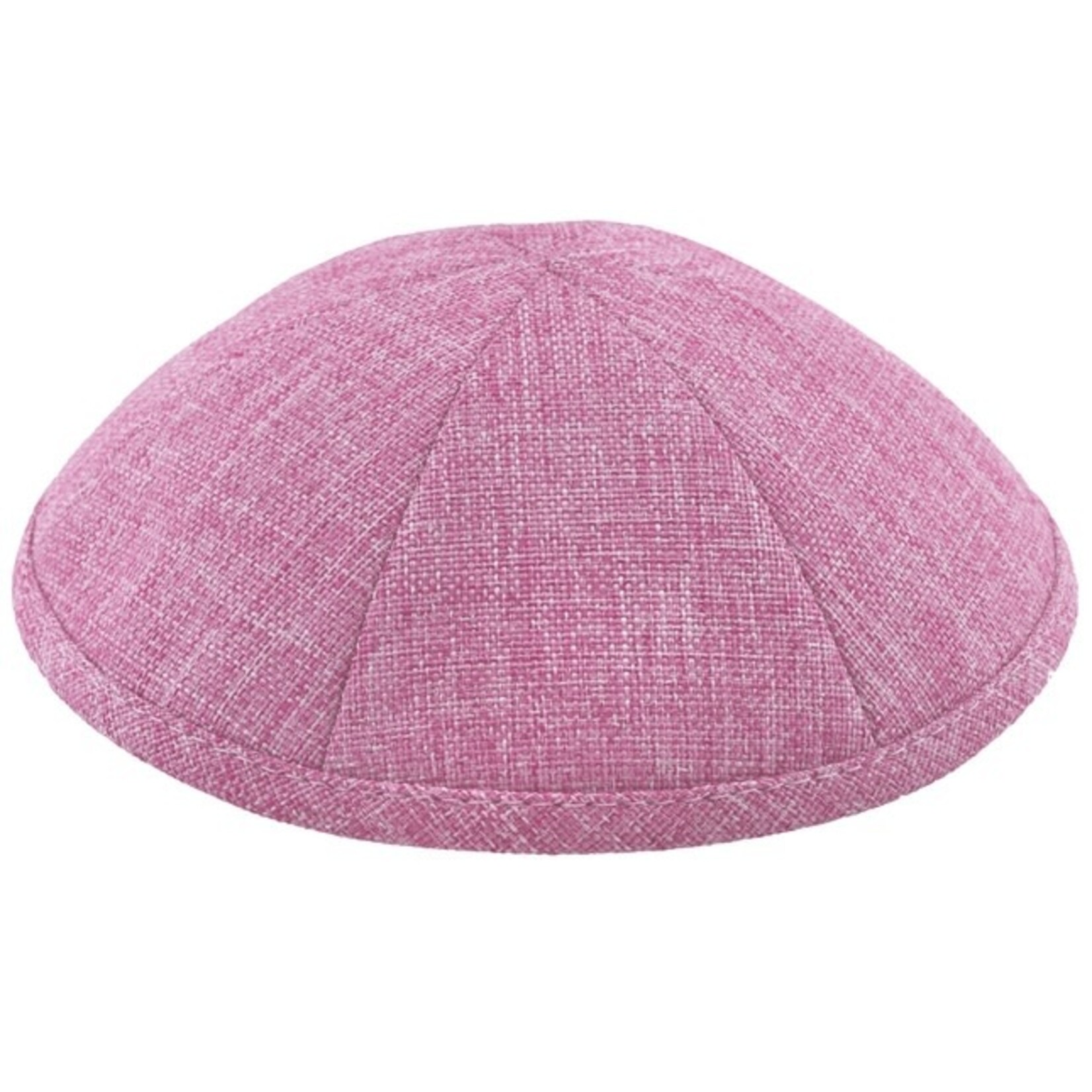 Pink Burlap Kippah