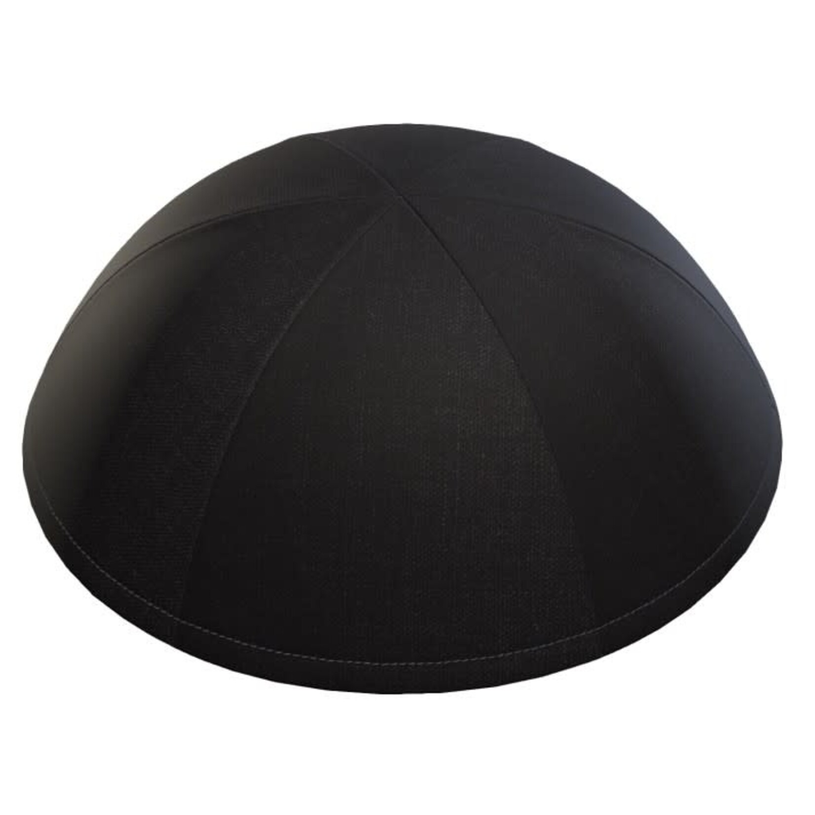 Black Linen Kippah, 15cm