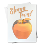 Greeting Card, Shana Tova Gold Apple