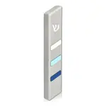Rhomboid Mezuzah Case, Gray