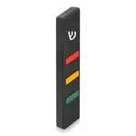 Rhomboid Mezuzah Case, Black