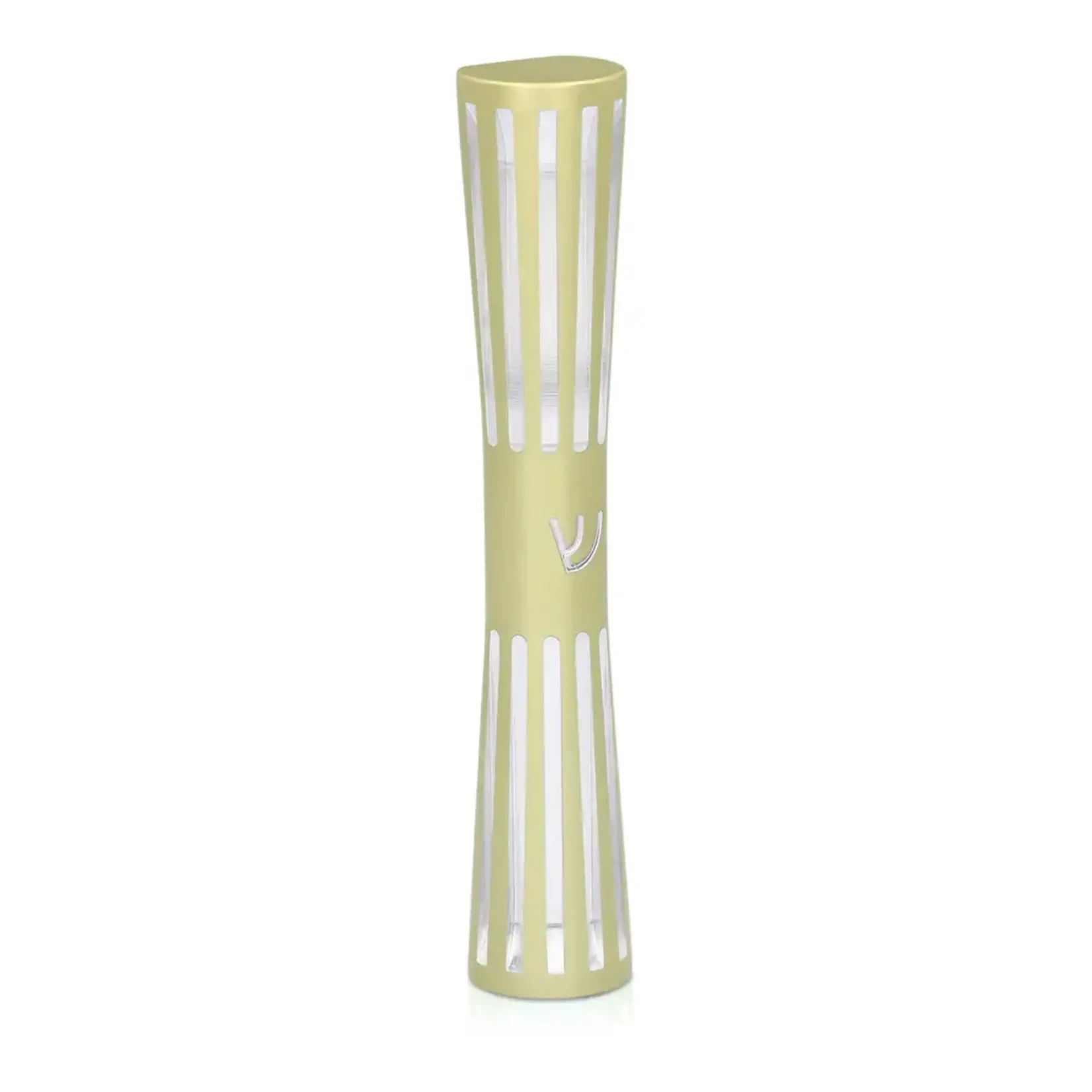 Fluted Mezuzah Case, Yellow
