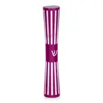 Fluted Mezuzah Case, Purple