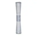 Fluted Mezuzah Case, Gray