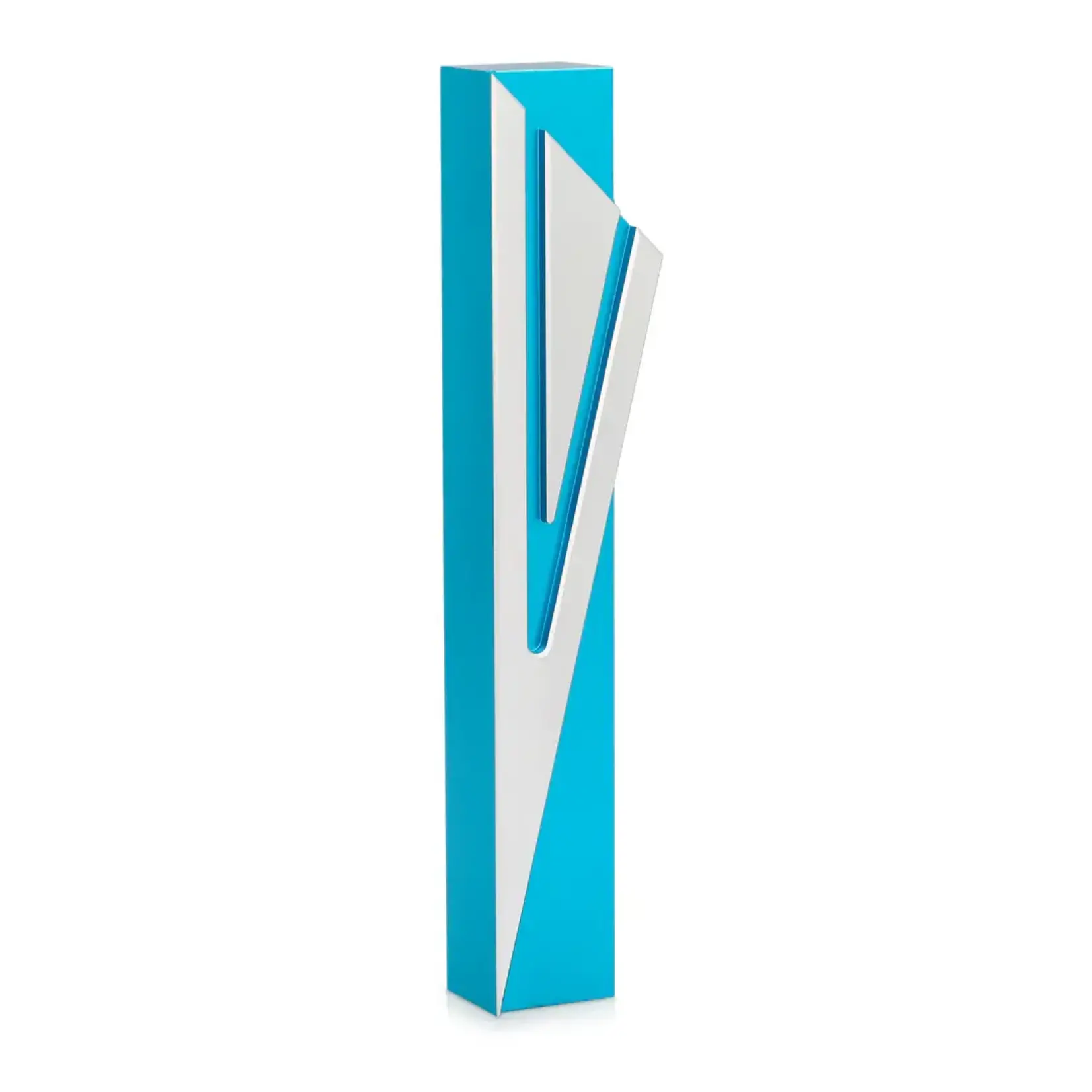 Capital Shin Mezuzah Case, Turquoise