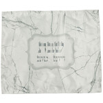 Fabric Challah Cover with Silver Marble Print