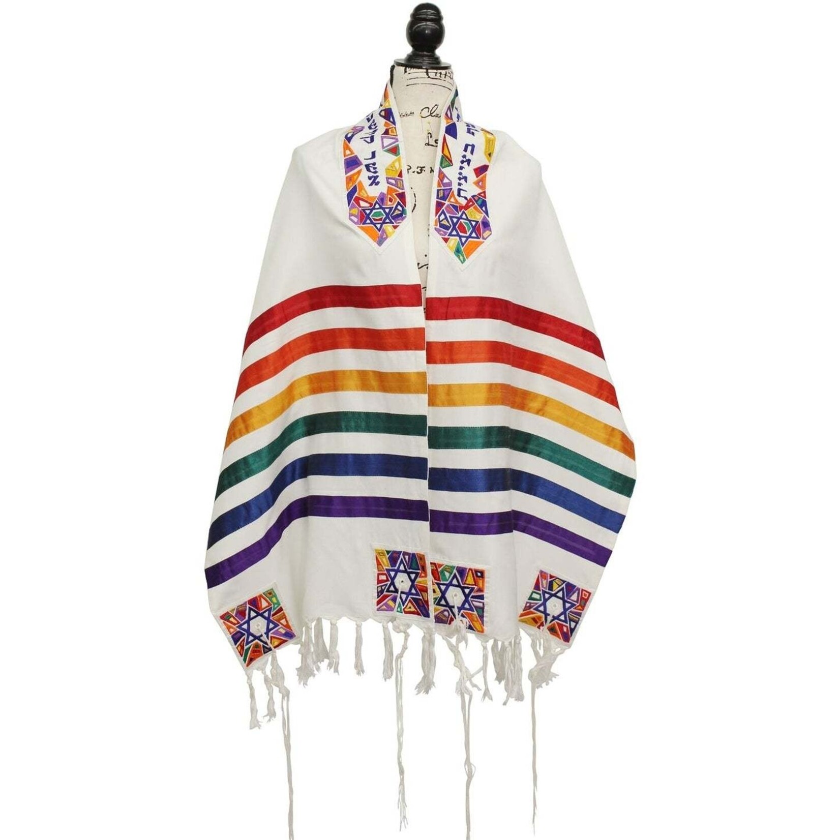 Emanuel Tallit "Joseph's Coat" Multicolor Design
