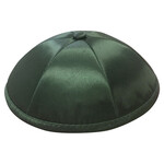 Deluxe Forest Green Satin Kippah
