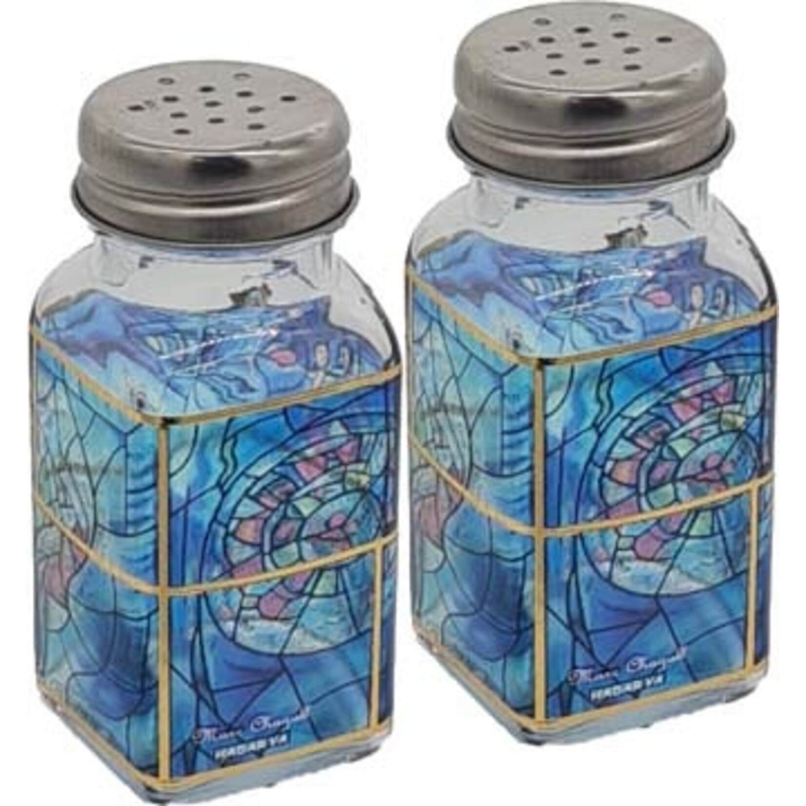 Salt and Pepper Shakers, Chagall Windows Design