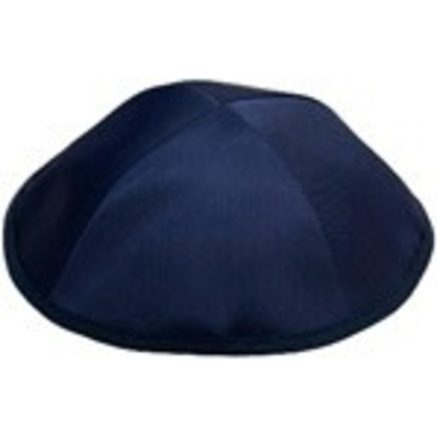 Dark Blue Satin Kippa 18 cm