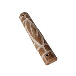 Jerusalem marble mezuzah case 10 cm