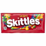 Skittles Original Fruity Chewy Candy, 2.17oz (61.5g)