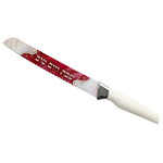 Shabbat Challah Knife with Decorative Blade – “Shabbat VeYom Tov” Design