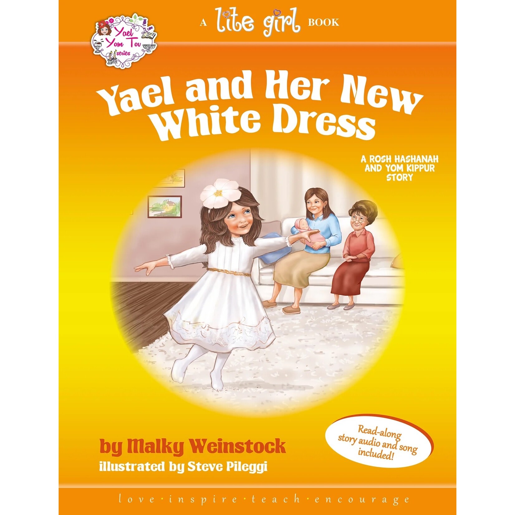 Yael and Her New White Dress