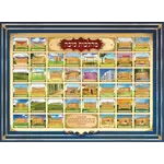 Laminated Sukkah Poster, Laws of the Sukkah (Hebrew), 20x28 inches