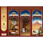 Laminated Sukkah Poster, 'Three Crowns'', 20x28 inches