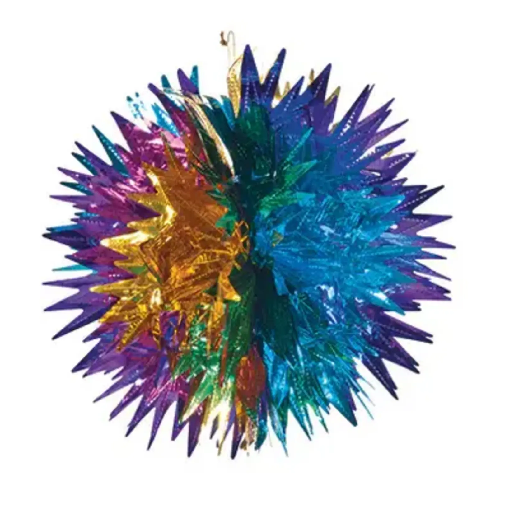 Foil Star Ball, 12 inches, Multicolour