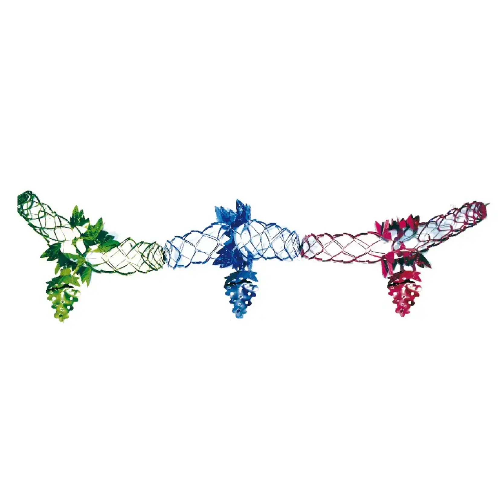 Foil Garland, 5 foot, Multicolour Grape Clusters