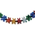 Multicolour Foil Garland, 12 Foot