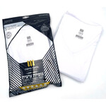 100% Cotton Undershirt-Style Arbah Kanfot (Tzitzit) with Chabad Thin Gauge Machine Made Tzitzit Strings Adult Sizes Medium