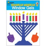 Window Gel Fun, Chanukah Menorah