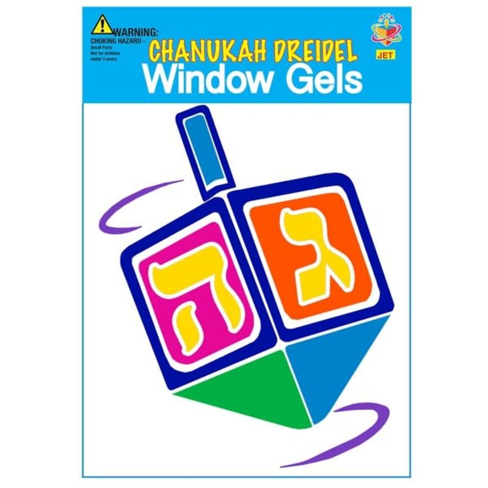 Window Gel Fun, Chanukah Dreidel