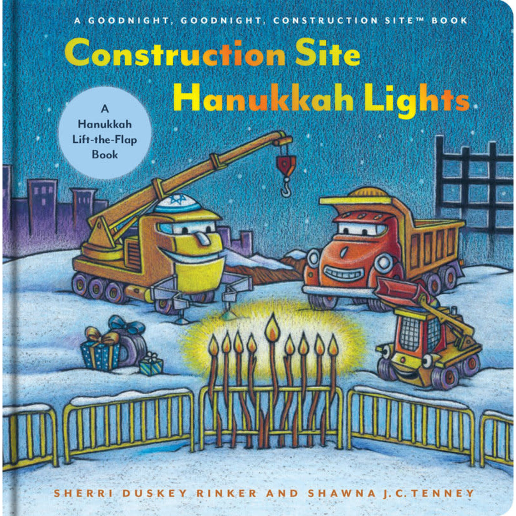 Construction Site Hanukkah Lights
