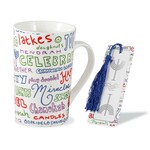 Chanukah Mug and Bookmark Gift Set - Gift Boxed