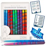 Premium Hand Made Beeswax Hanukkah Candles - Dripped in Luxury