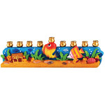Poly Resin Sea-Life Menorah