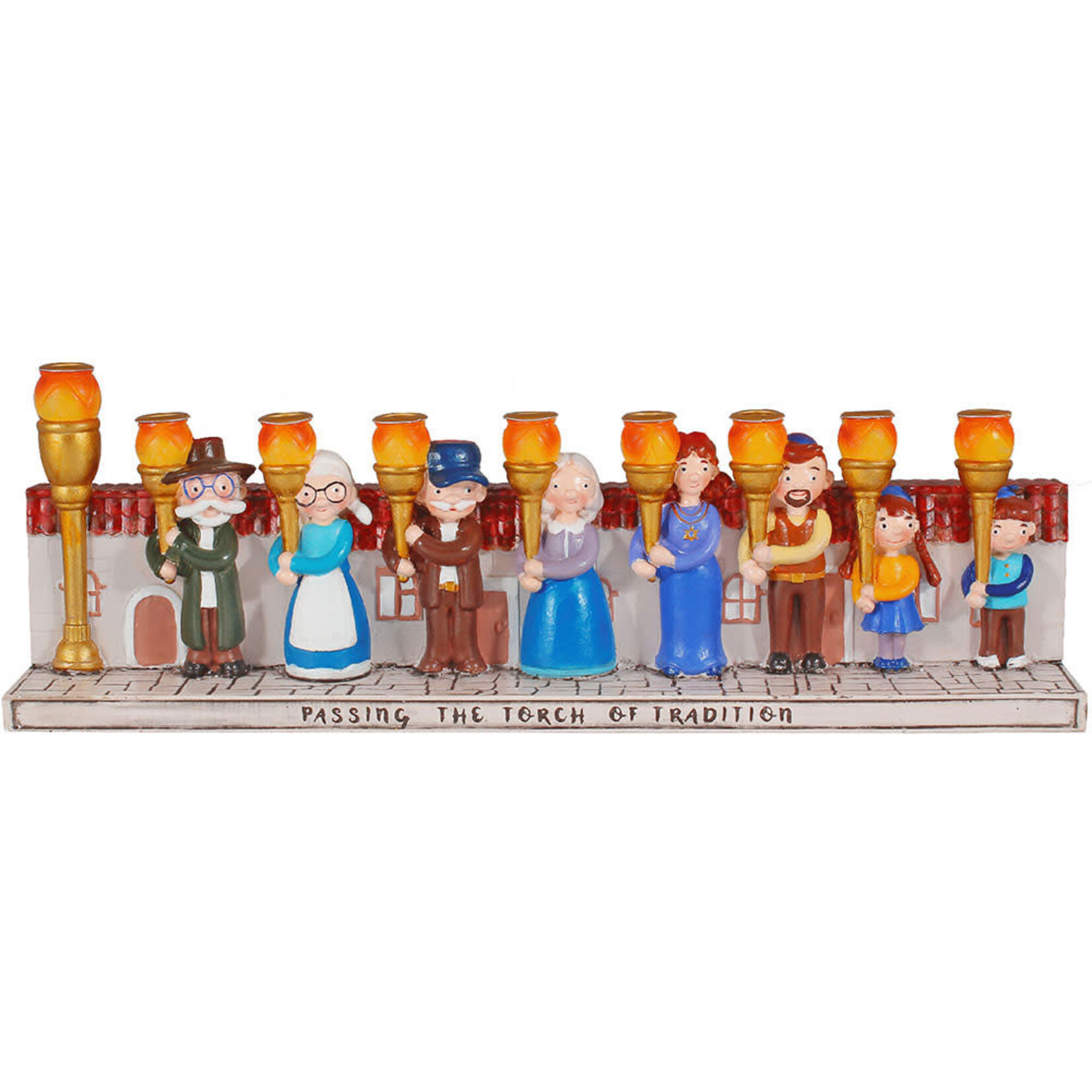 Poly Resin Traditions Menorah