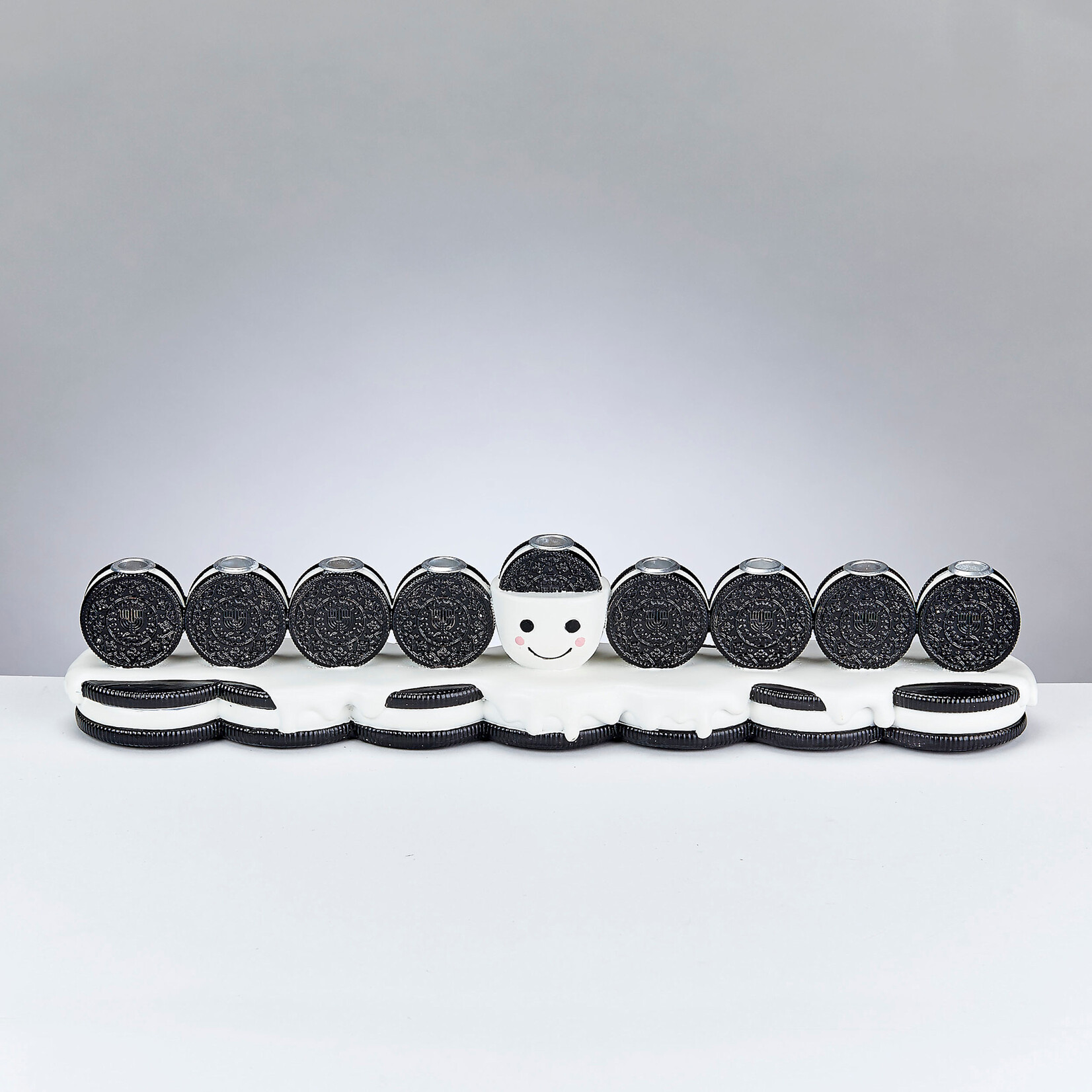 Hand-Painted Resin Cookies Menorah