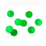 Milk Chocolate Coins, Green, 1lb