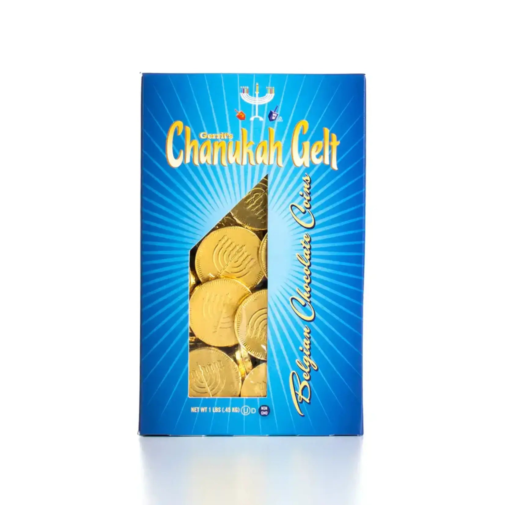 Milk Chocolate Chanukah Gelt Tower,  1lb