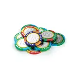 Milk Chocolate Chocolate Casino Chips, 18 Bags of 1.47oz/42g