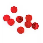 Milk Chocolate Coins, Red, 1lb