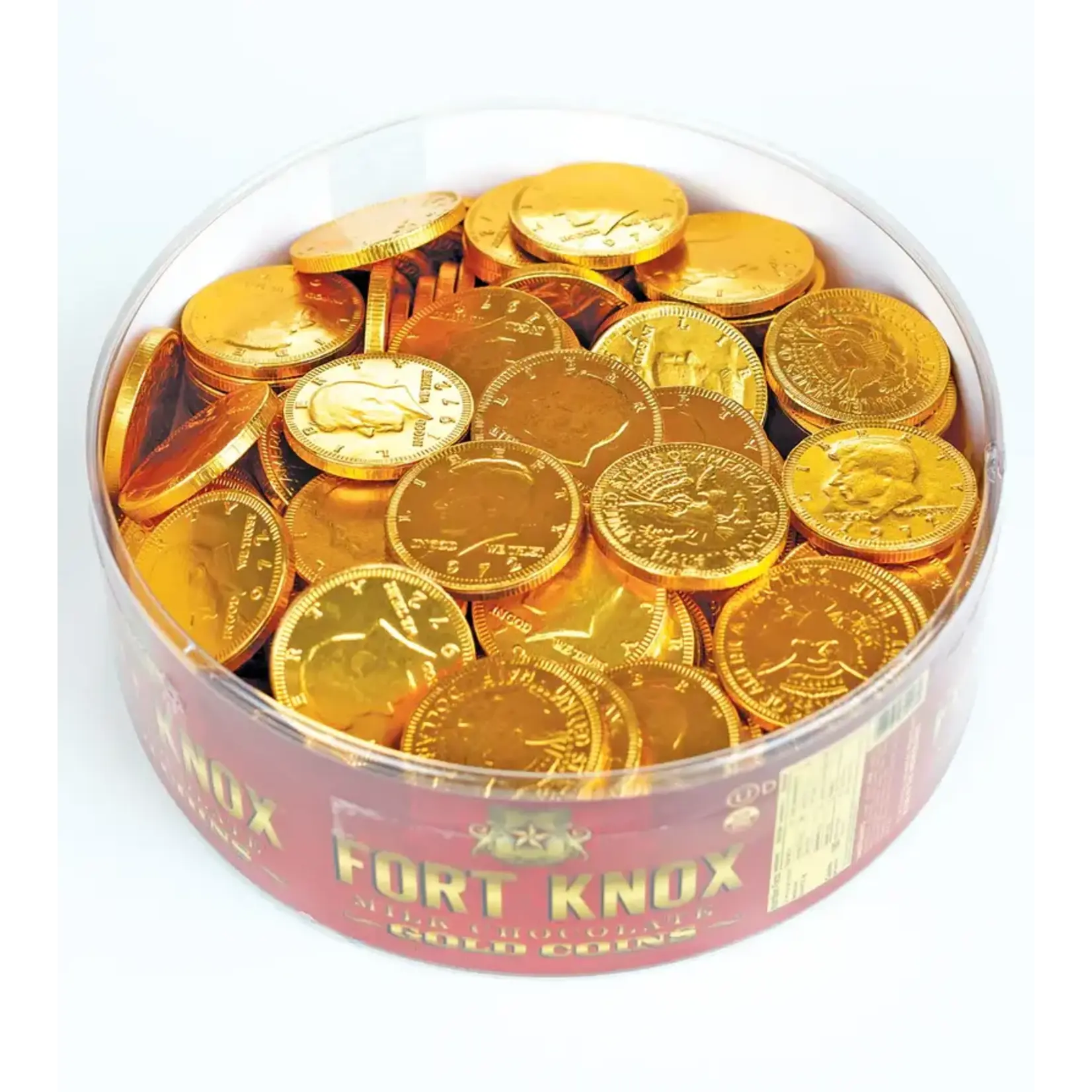Gold Coins in a Drum - Tub of 180 Milk Chocolate Coins
