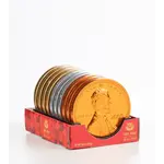 Huge Milk Chocolate  Medallions, Assorted Colours (Gold/Silver/Copper)