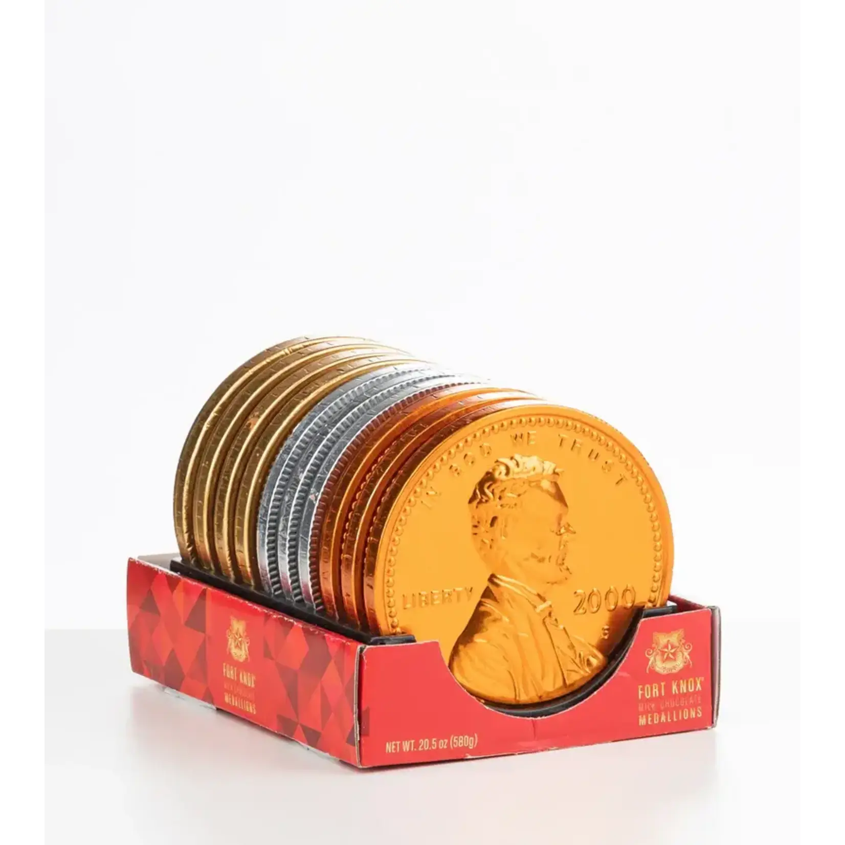 Huge Milk Chocolate  Medallions, Assorted Colours (Gold/Silver/Copper)