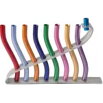 Aluminum Menorah, Multicolour