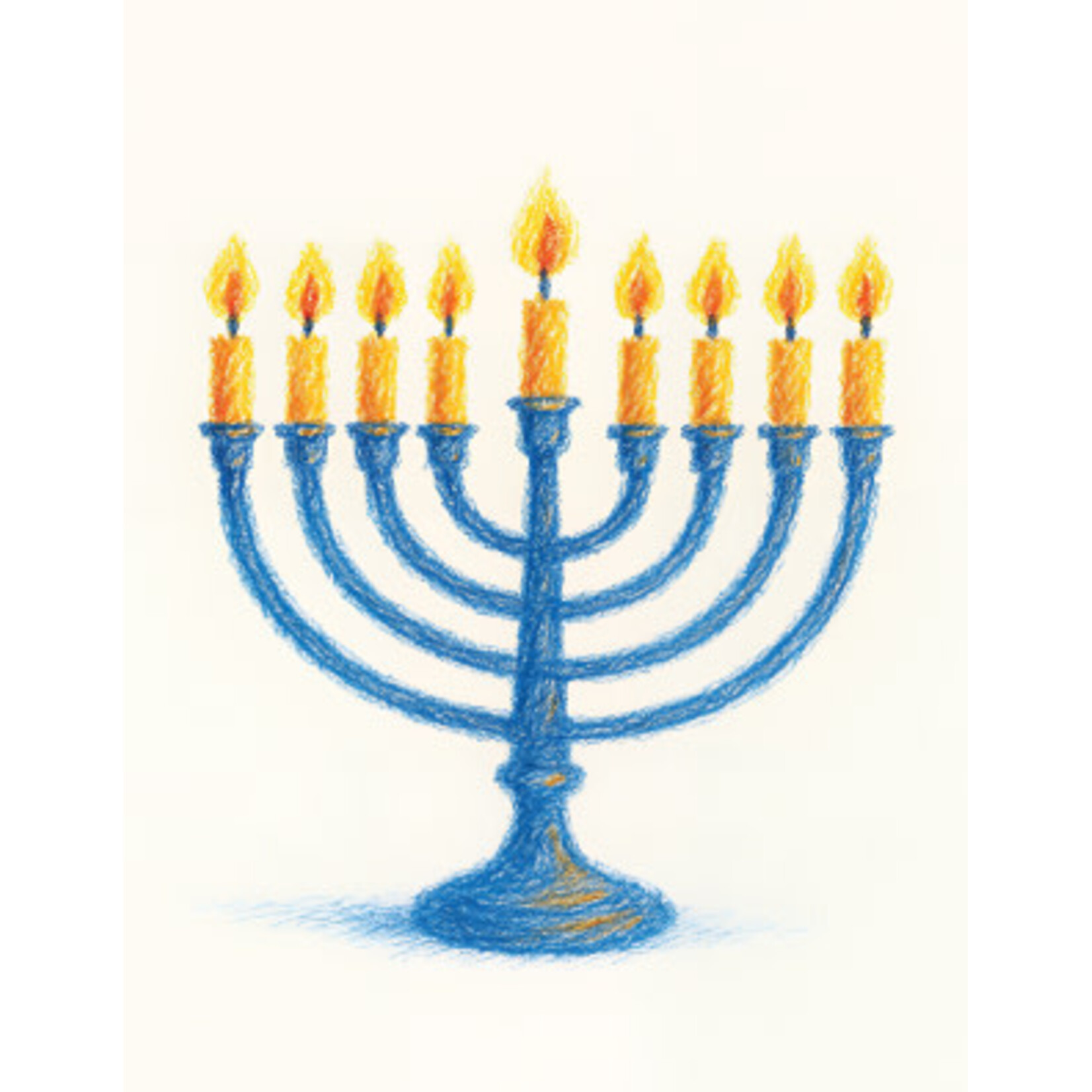 Chanukah Greeting Card, 8-Pack