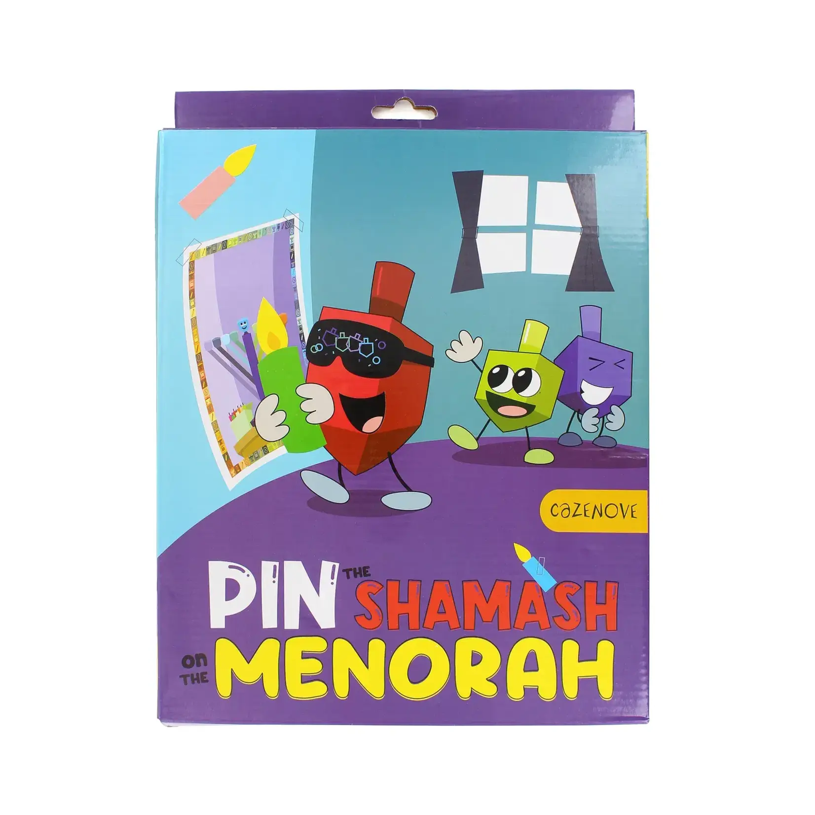 Pin the Shamash on the Menorah
