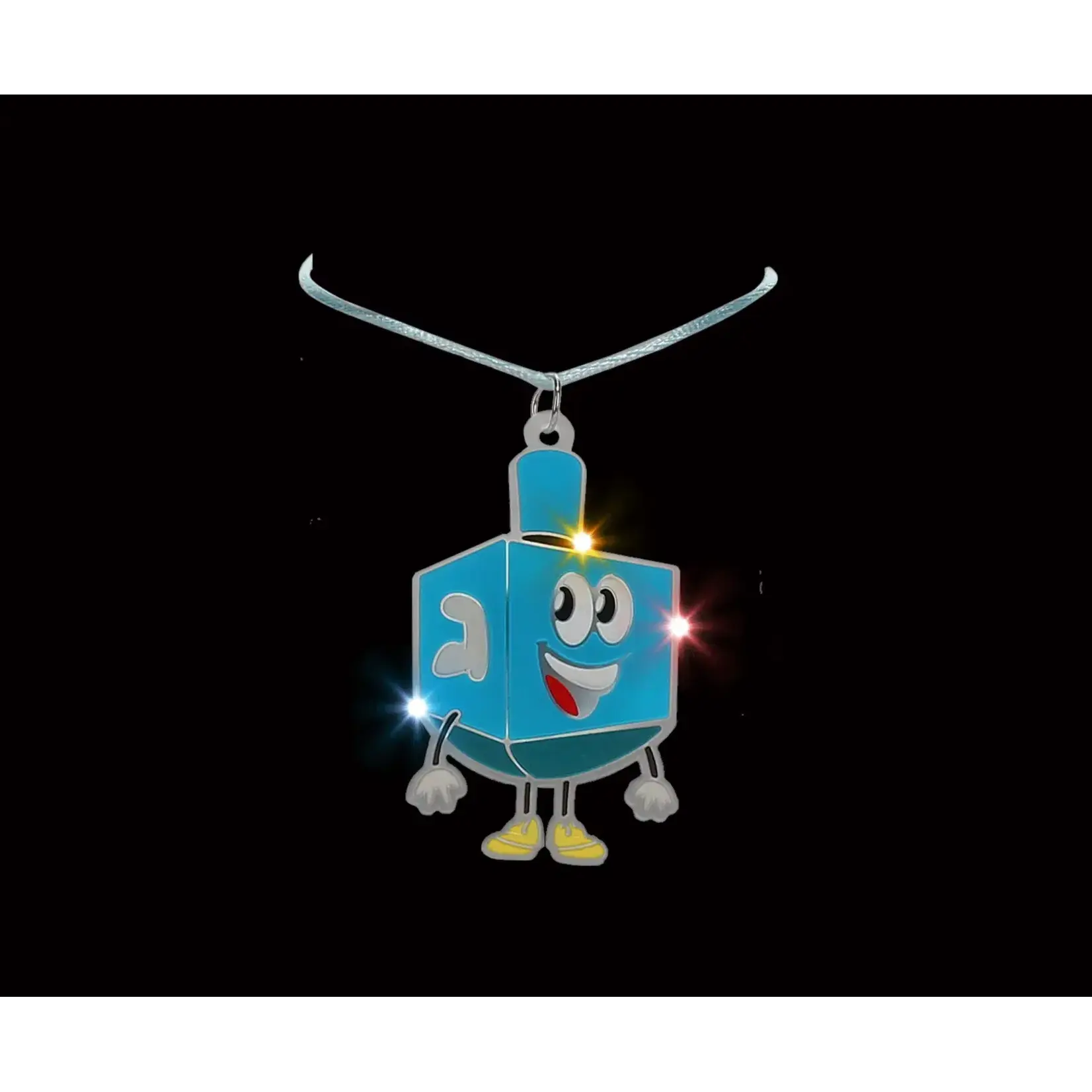 Light Up Dreidel Necklace