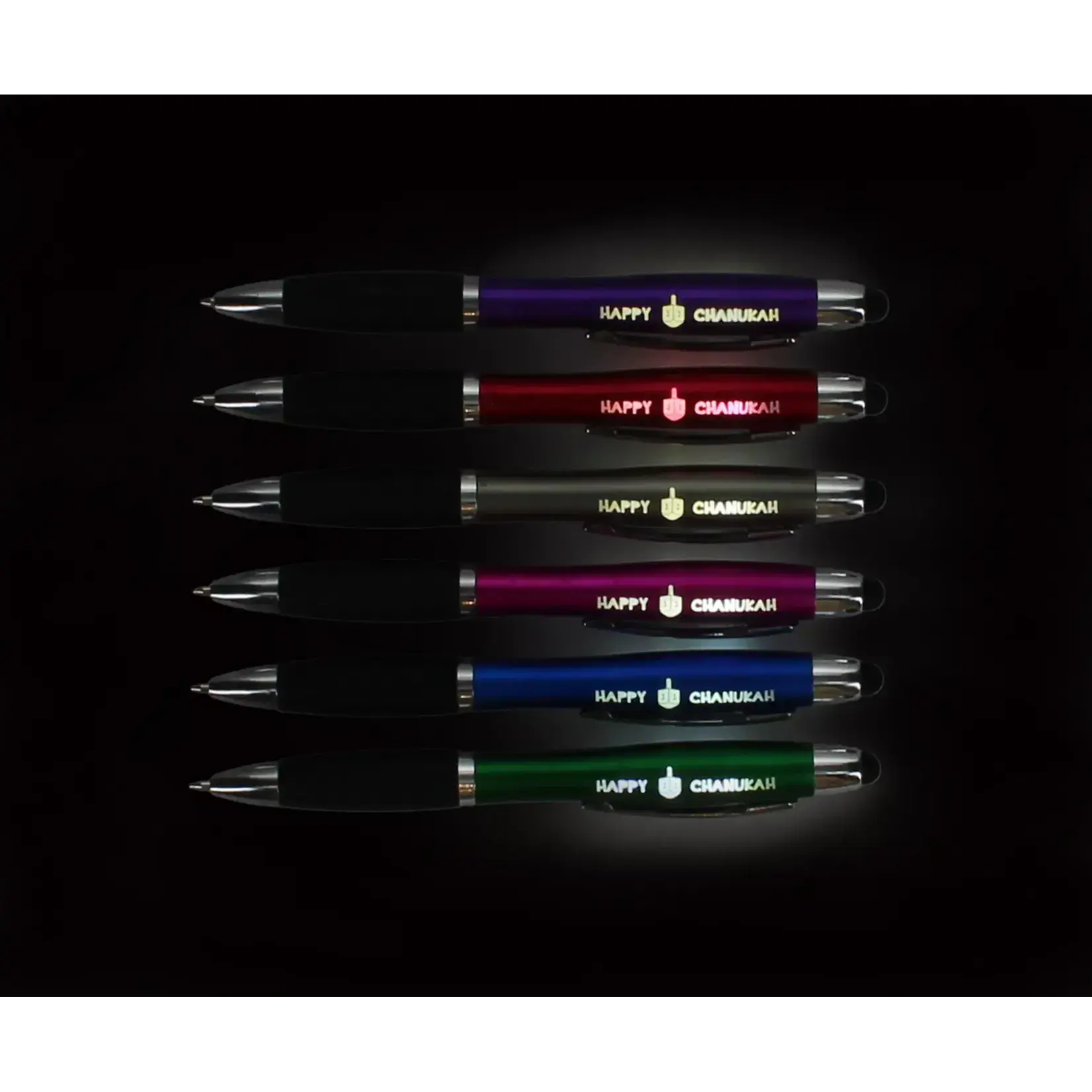 LED Happy Chanukah Light Up Pen