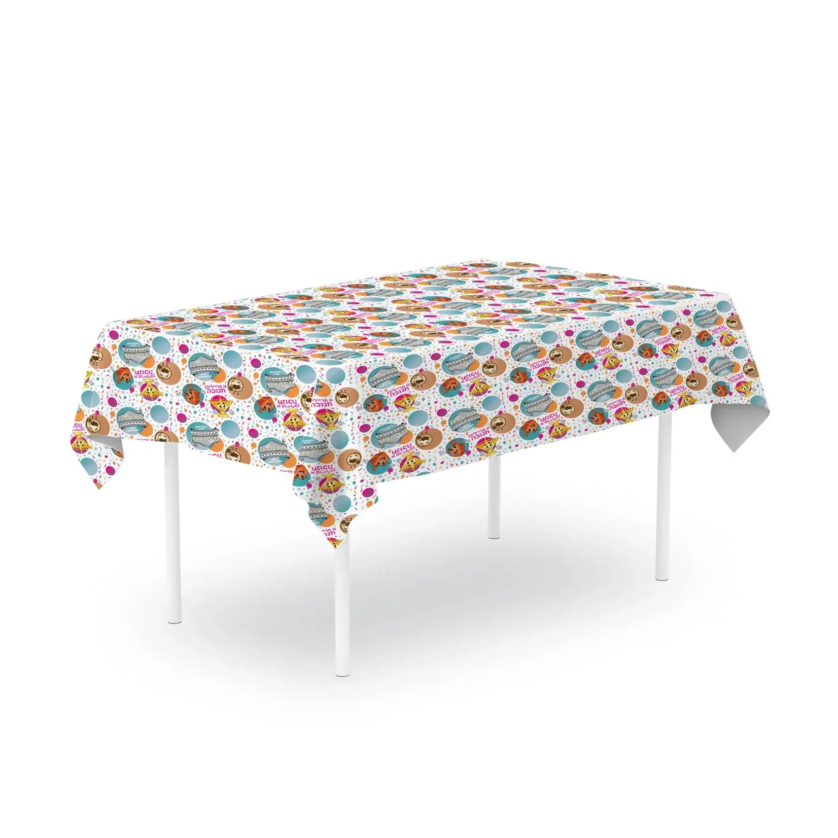 Chanukah Tablecloth - Yiddish